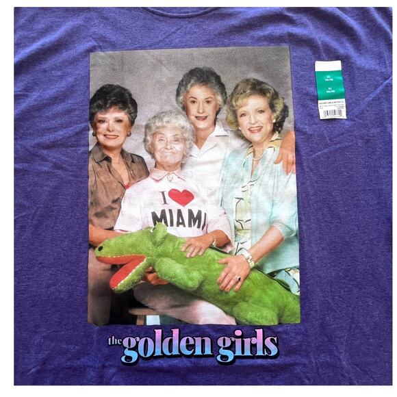 NEW GOLDEN GIRLS Graphic T SHIRT XL TEE Men's Women's I Heart Miami Cotton Blend - Picture 2 of 7